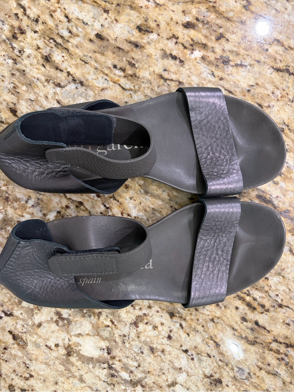 Pedro García Metallic Leather Sandals – Made in Spain – EU 39